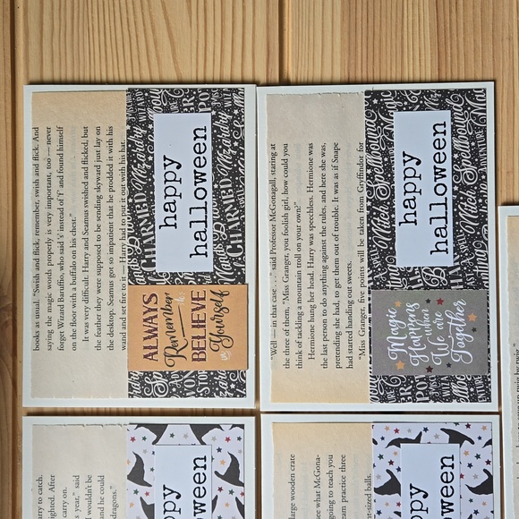 Handmade Harry Potter Themed Halloween Boxed Cards Set - Picture 6 of 12